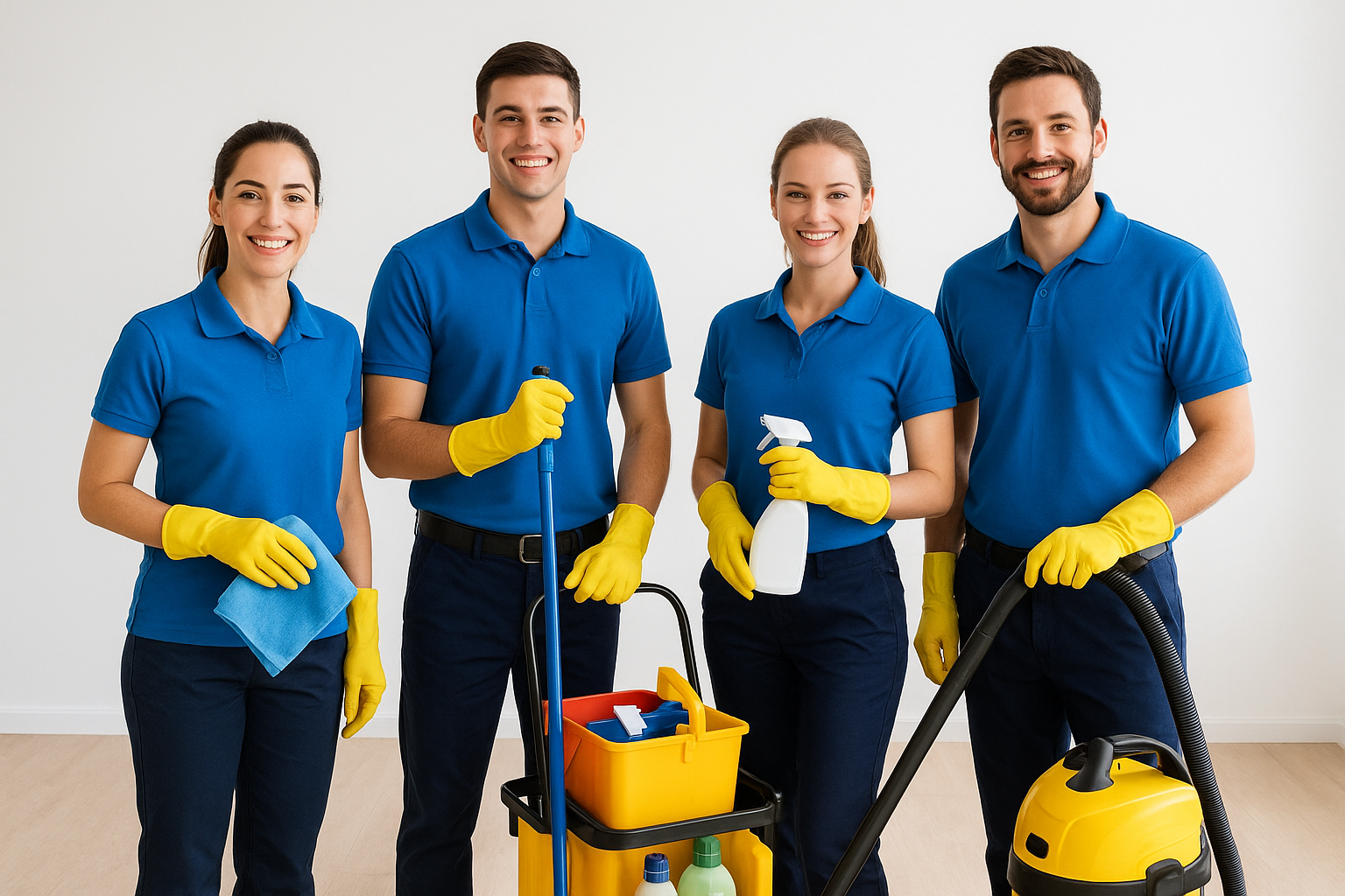 Bi Temizlik profesyonel ve güler yüzlü ekip