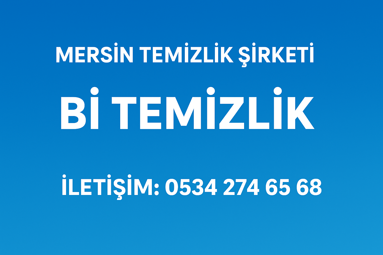 Mersin temizlik şirketi Bi Temizlik, profesyonel temizlik hizmetleriyle Mersin genelinde güvenilir ve hızlı çözümler sunar. İletişim: 0534 274 65 68