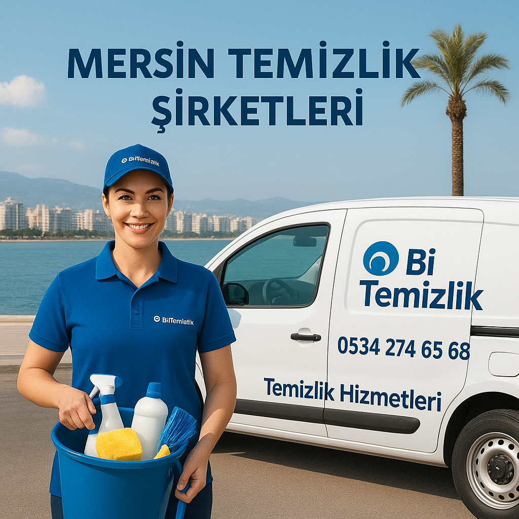 mersin temizlik şirketleri arasında yer alan bi temizlik araçlı ve personelli profesyonel temizlik hizmeti görseli